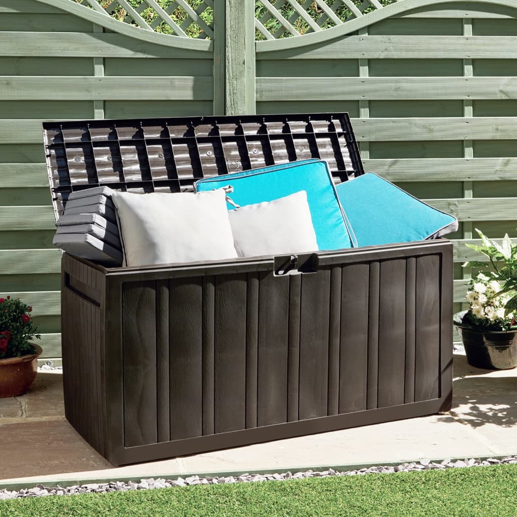 Kissenbox Braun 117x45,5x57,5 cm 270 L - Pazzar.ch