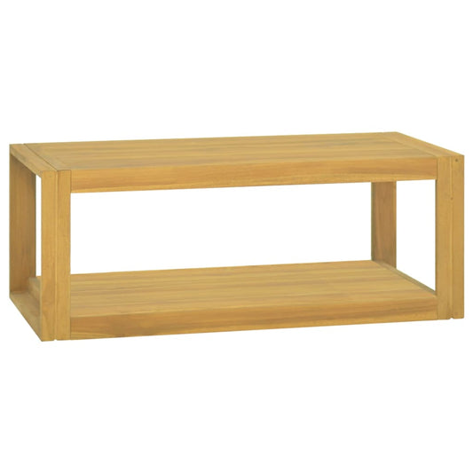 Wand-Badregal 90x45x35 cm Massivholz Teak - Pazzar.ch
