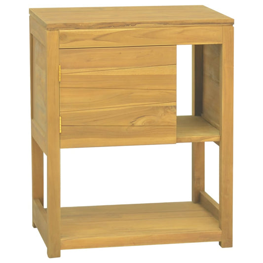 Badschrank 60x40x75 cm Massivholz Teak - Pazzar.ch