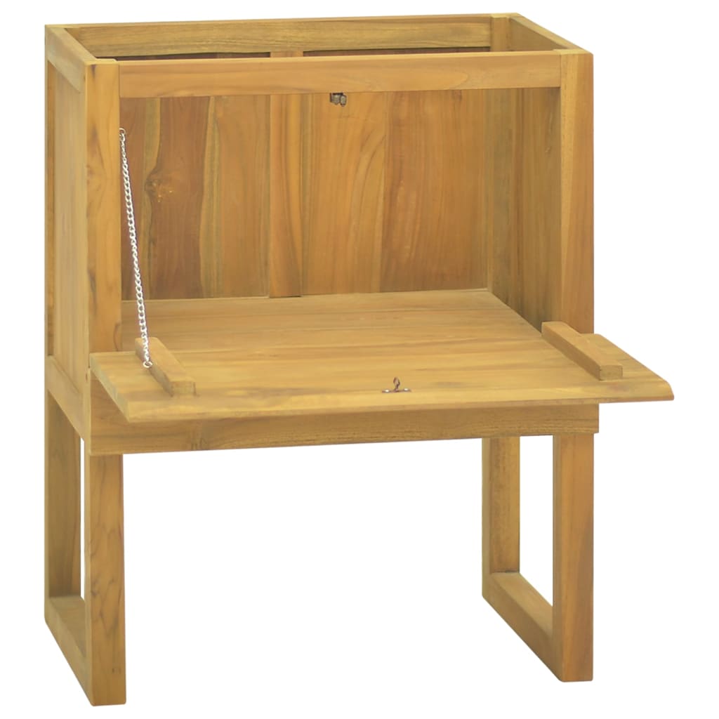 Badschrank 60x45x75 cm Massivholz Teak - Pazzar.ch