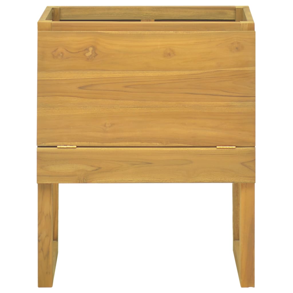 Badschrank 60x45x75 cm Massivholz Teak - Pazzar.ch
