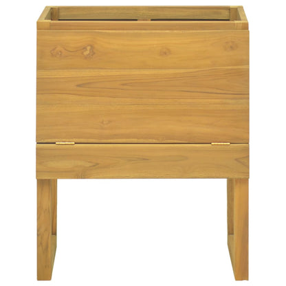 Badschrank 60x45x75 cm Massivholz Teak - Pazzar.ch