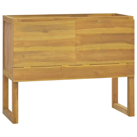 Badschrank 90x45x75 cm Massivholz Teak - Pazzar.ch