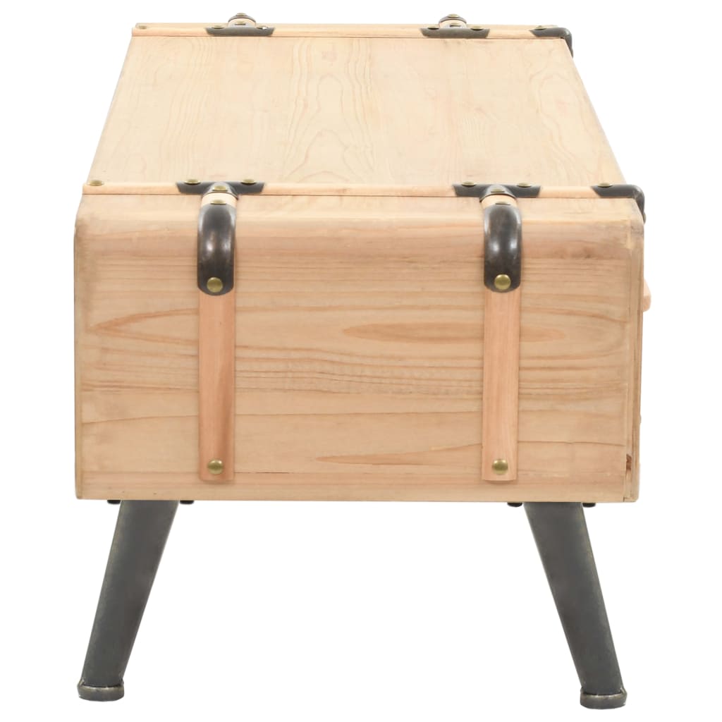 TV-Schrank 110x33x35 cm Massivholz Tanne - Pazzar.ch