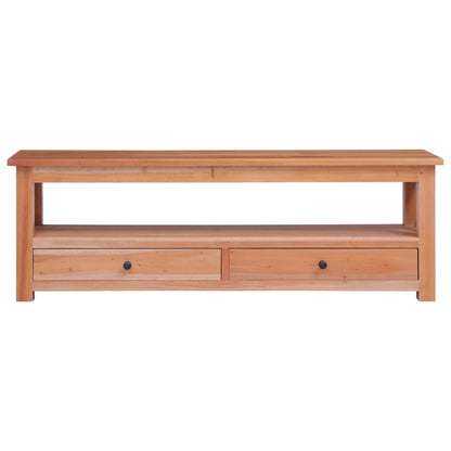 TV-Schrank 115x30x40 cm Massivholz Mahagoni - Pazzar.ch