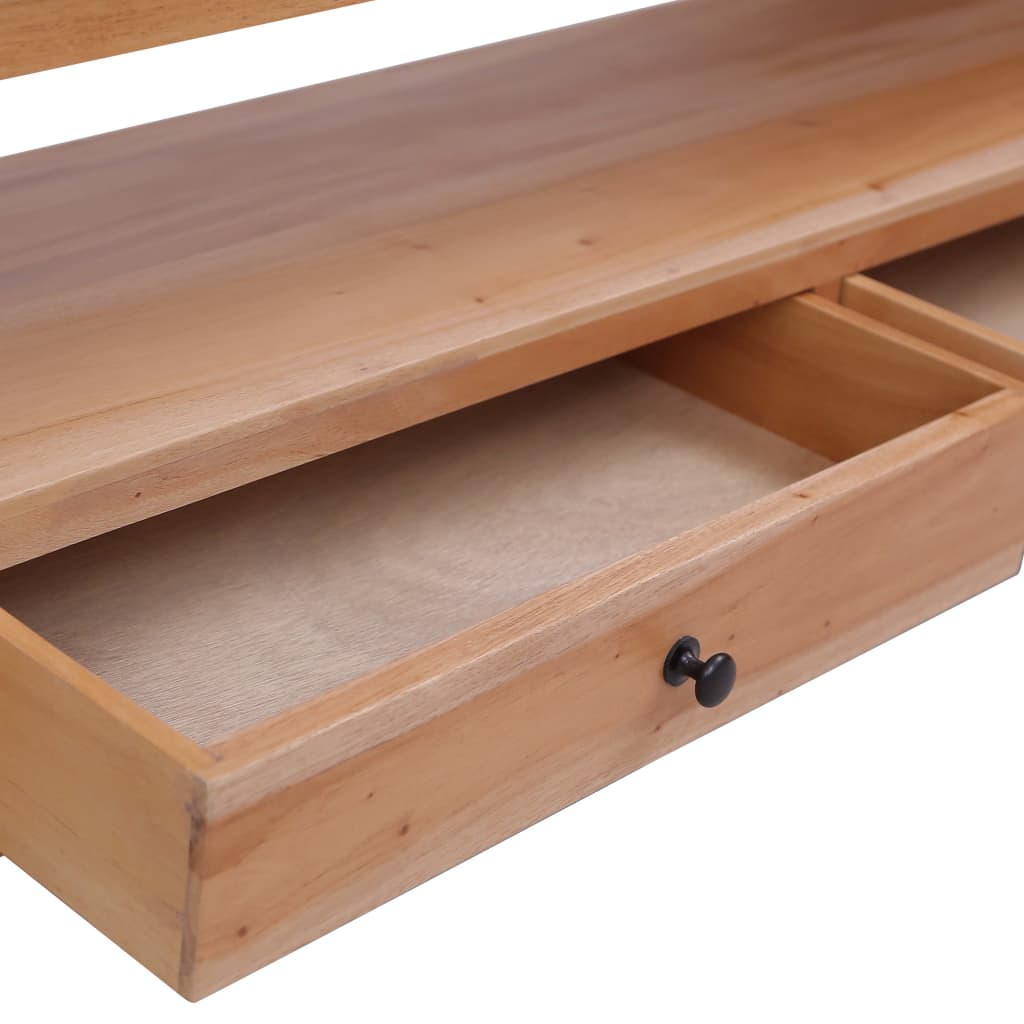 TV-Schrank 115x30x40 cm Massivholz Mahagoni - Pazzar.ch