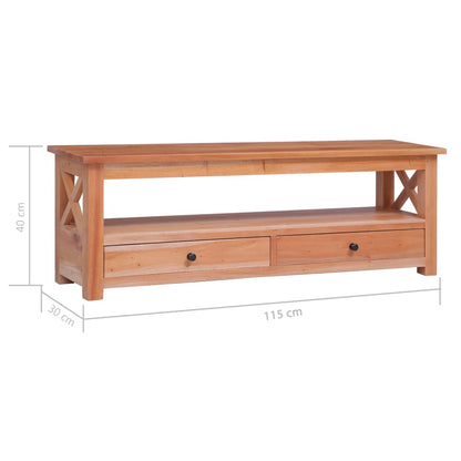 TV-Schrank 115x30x40 cm Massivholz Mahagoni - Pazzar.ch