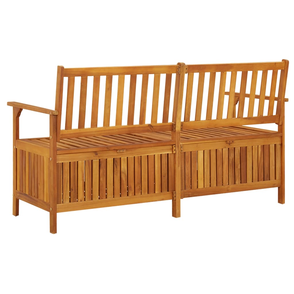 Truhenbank 148 cm Massivholz Akazie - Pazzar.ch