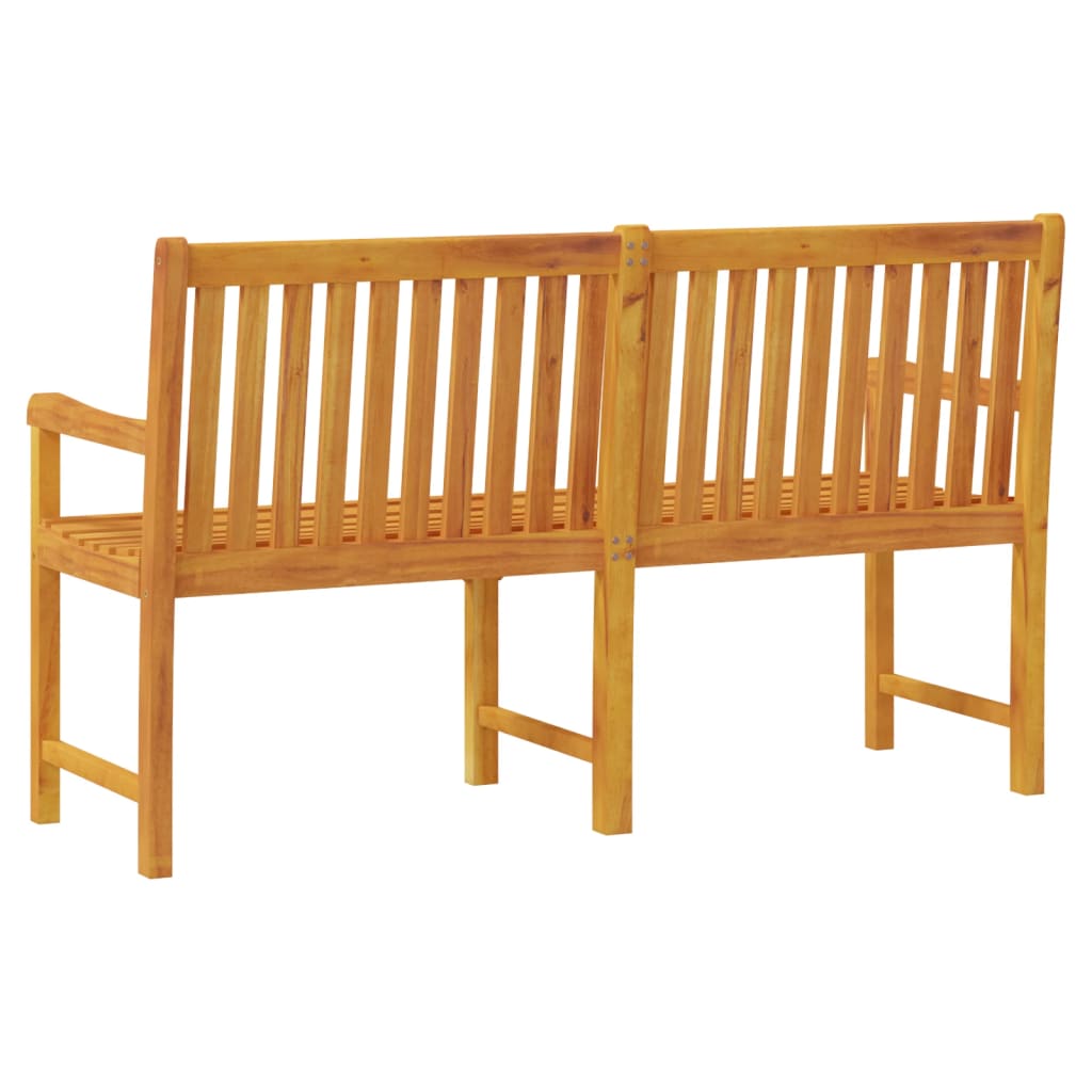 Gartenbank 150 cm Massivholz Akazie - Pazzar.ch