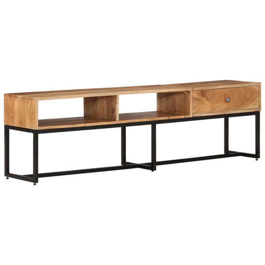 TV-Schrank 160x30x45 cm Massivholz Akazie - Pazzar.ch