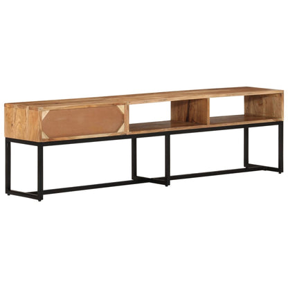 TV-Schrank 160x30x45 cm Massivholz Akazie - Pazzar.ch