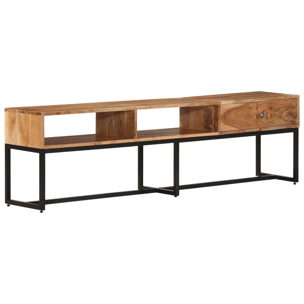 TV-Schrank 160x30x45 cm Massivholz Akazie - Pazzar.ch