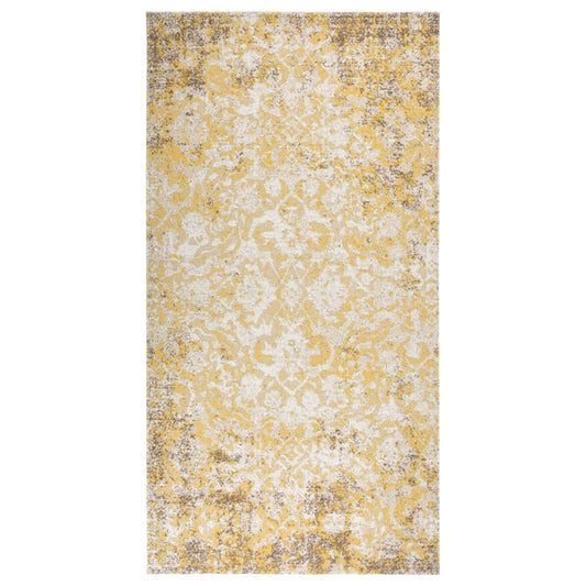 Outdoor-Teppich Flachgewebe 80x150 cm Gelb - Pazzar.ch