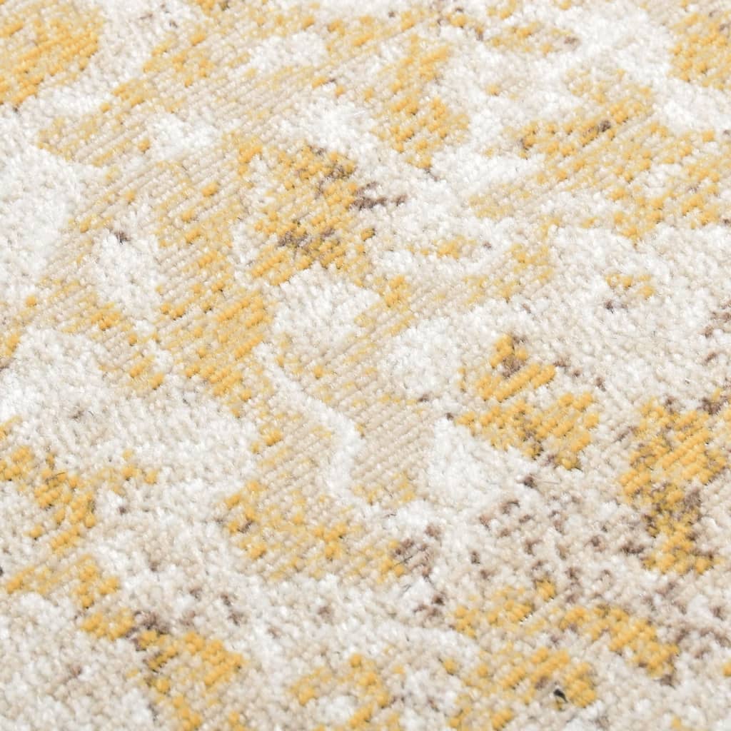 Outdoor-Teppich Flachgewebe 80x150 cm Gelb - Pazzar.ch