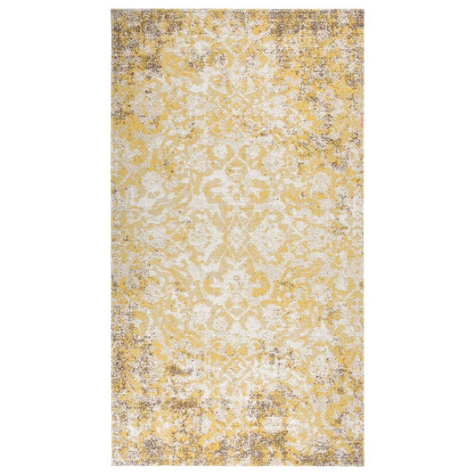 Outdoor-Teppich Flachgewebe 115x170 cm Gelb - Pazzar.ch