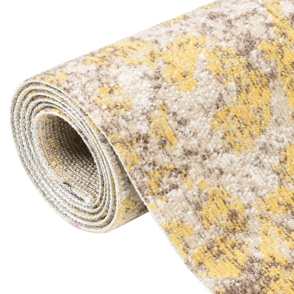 Outdoor-Teppich Flachgewebe 115x170 cm Gelb - Pazzar.ch