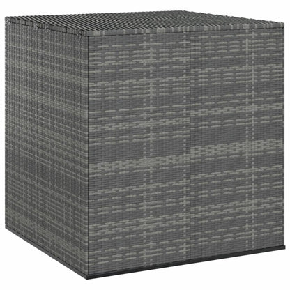 Garten-Kissenbox PE Rattan 100x97,5x104 cm Grau - Pazzar.ch