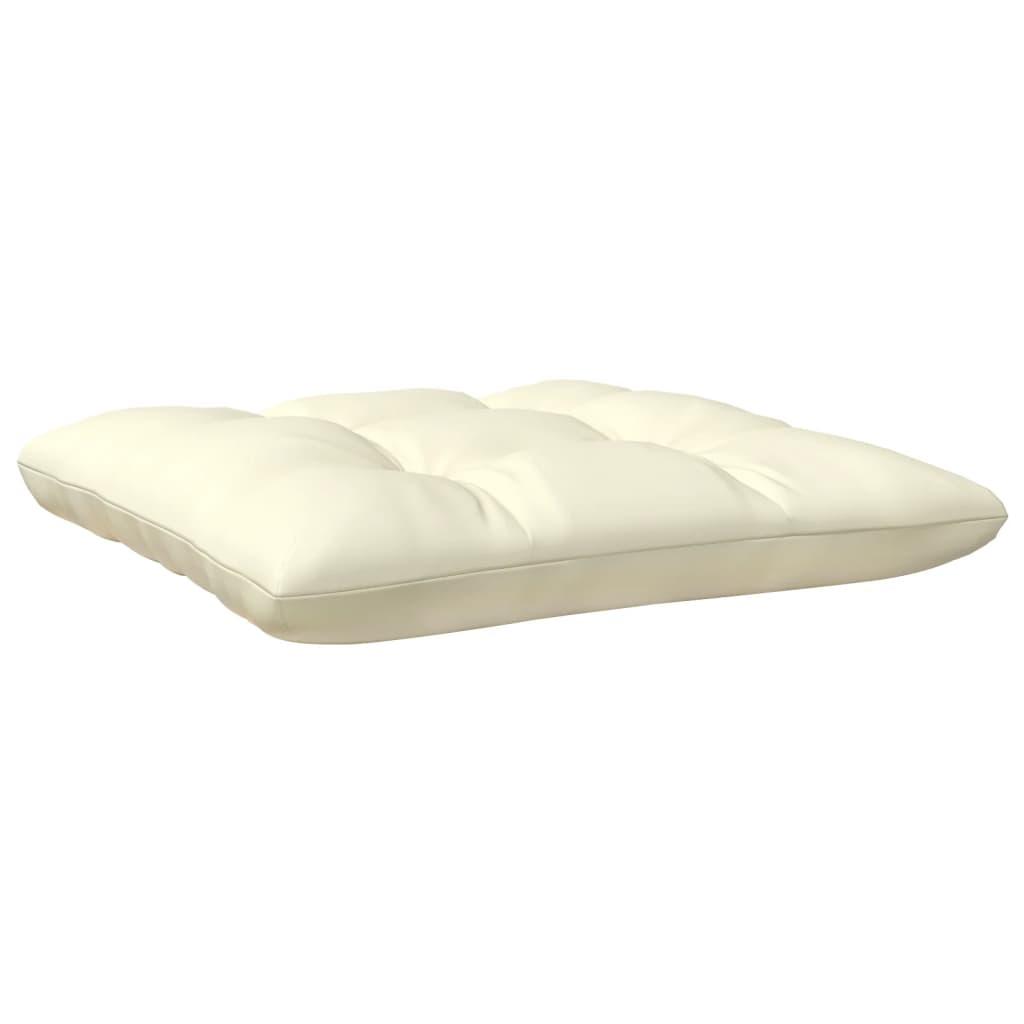 Gartensofa 2-Sitzer mit Creme Kissen Massivholz Kiefer - Pazzar.ch