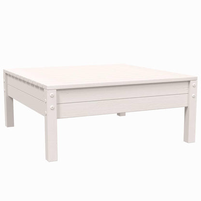 3-tlg. Garten-Lounge-Set mit Kissen in Weiß Kiefer Massivholz - Pazzar.ch