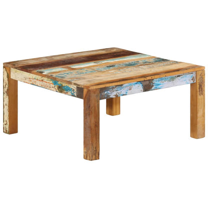 Couchtisch 80x80x40 cm Altholz Massiv - Pazzar.ch