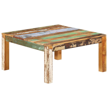 Couchtisch 80x80x40 cm Altholz Massiv - Pazzar.ch