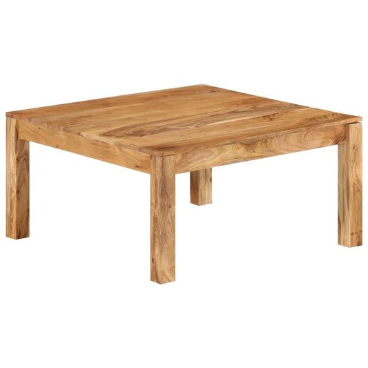 Couchtisch 80x80x40 cm Massivholz Akazie - Pazzar.ch