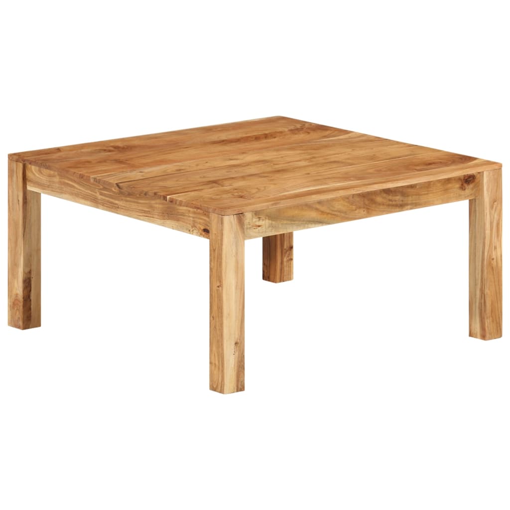 Couchtisch 80x80x40 cm Massivholz Akazie - Pazzar.ch