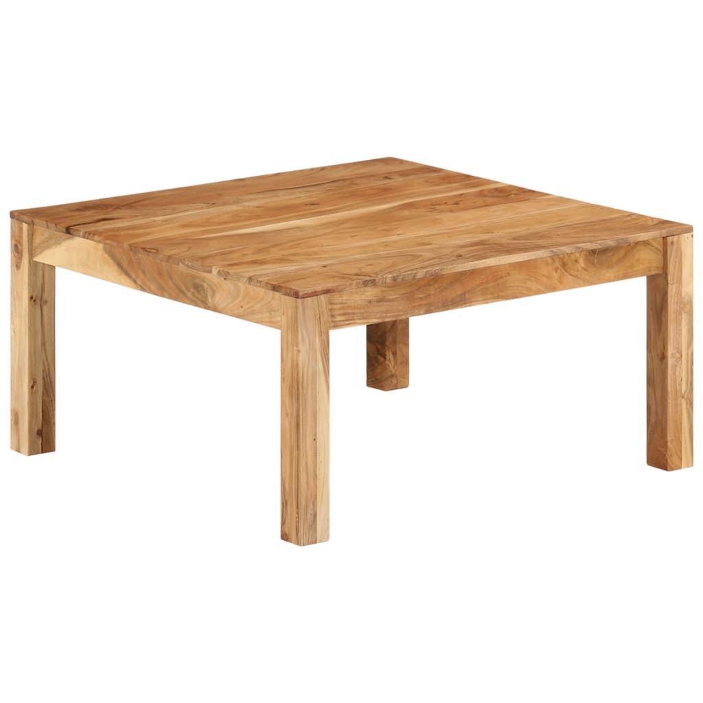 Couchtisch 80x80x40 cm Massivholz Akazie - Pazzar.ch