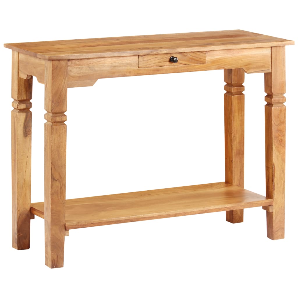 Konsolentisch 100x40x76 cm Massivholz Akazie - Pazzar.ch