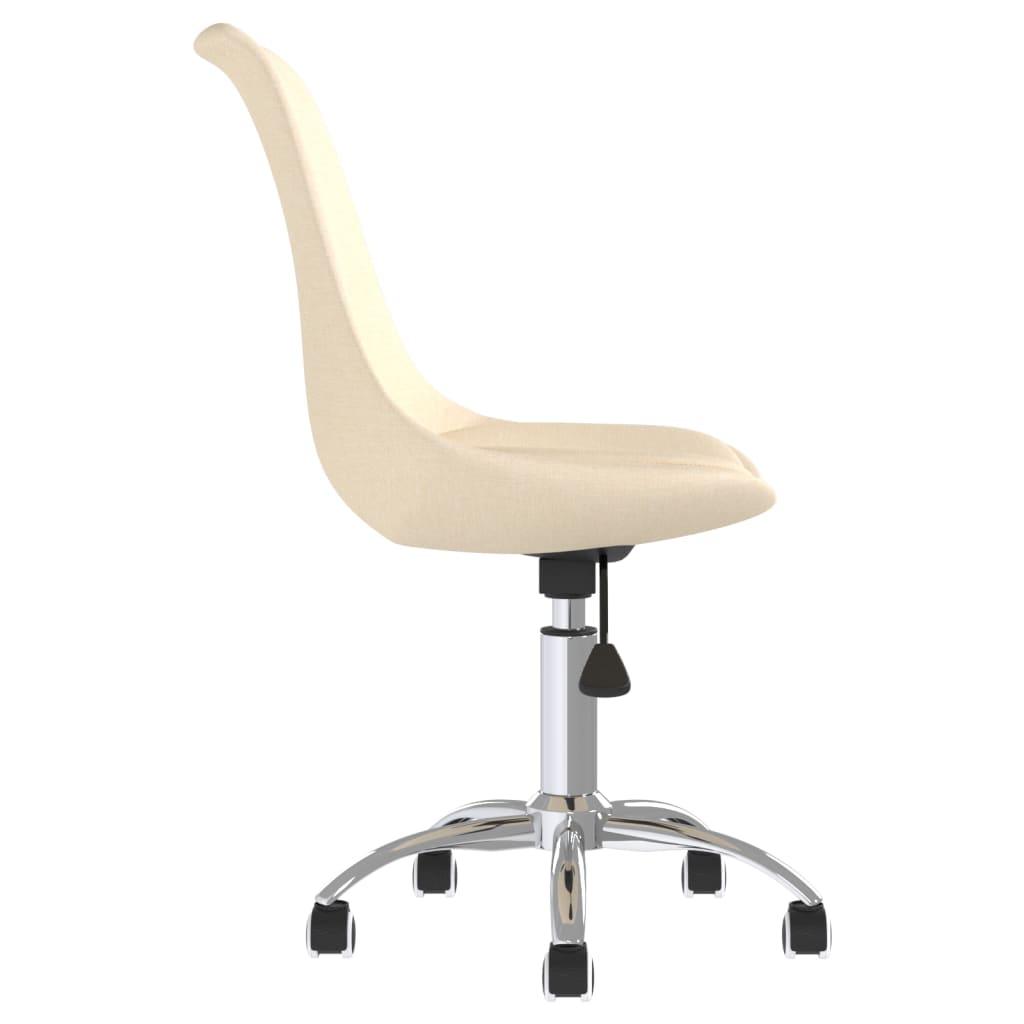 Esszimmerstühle 2 Stk. Drehbar Creme Stoff - Pazzar.ch