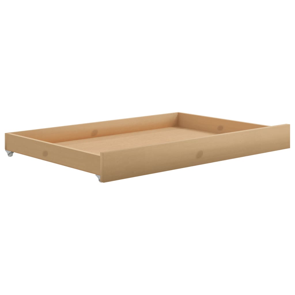 Tagesbett mit Schubladen 90x200 cm Honigbraun Massivholz Kiefer - Pazzar.ch