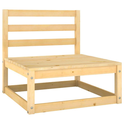 10-tlg. Garten-Lounge-Set mit Kissen Massivholz Kiefer - Pazzar.ch