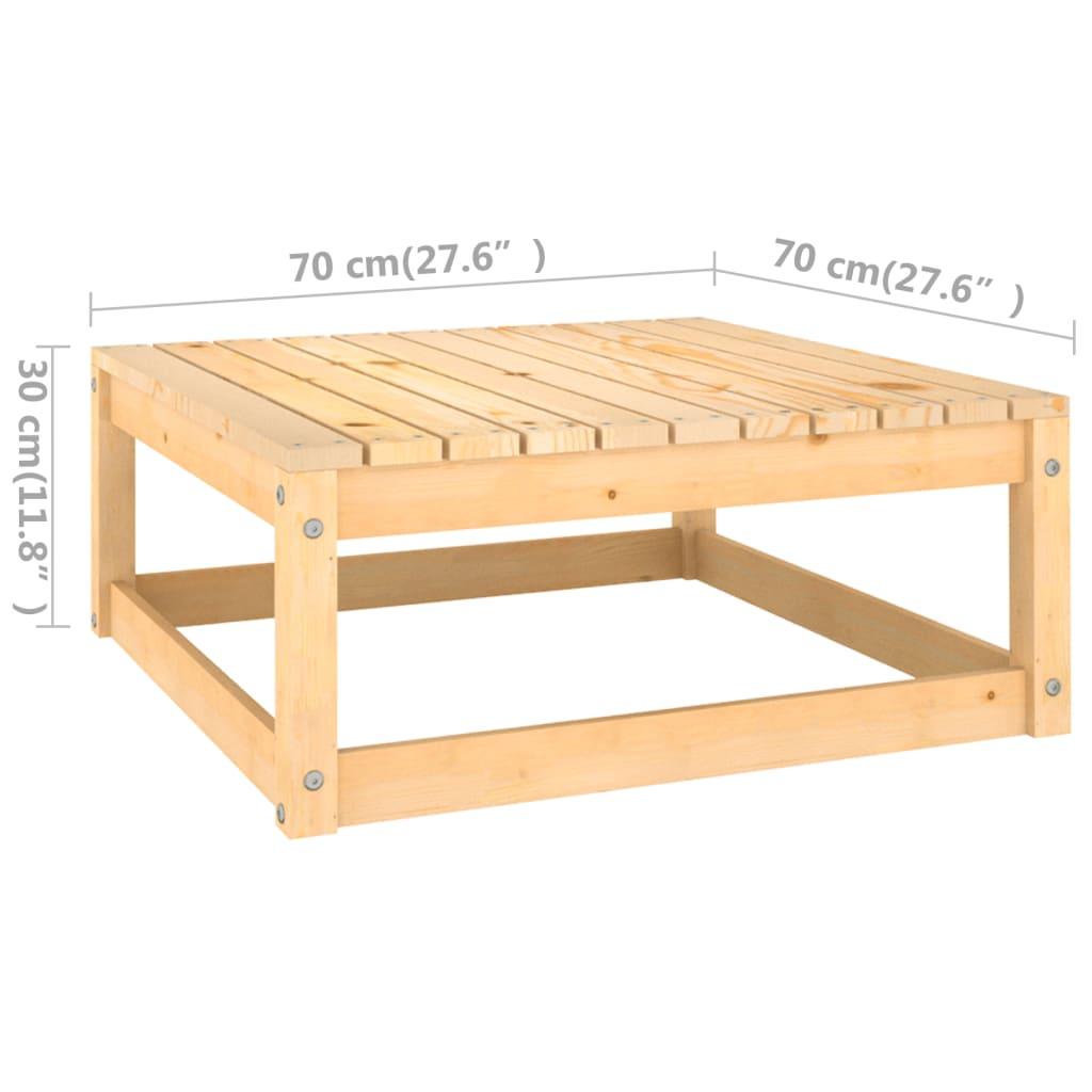 10-tlg. Garten-Lounge-Set mit Kissen Massivholz Kiefer - Pazzar.ch