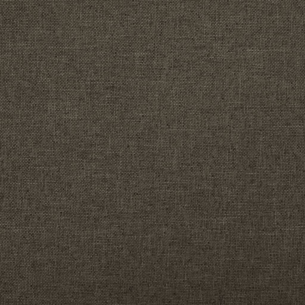 Hocker mit Stauraum 2 Stk. Dunkelbraun Leinenoptik - Pazzar.ch