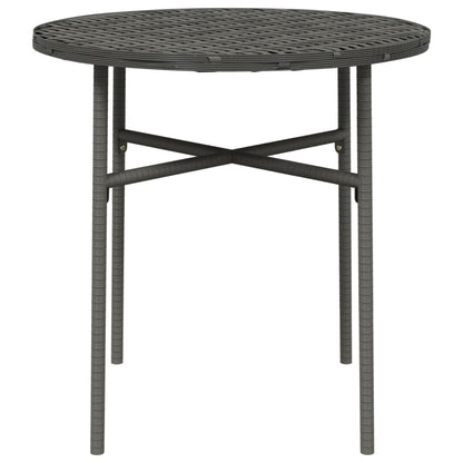 Beistelltisch Grau 45 cm Poly Rattan - Pazzar.ch