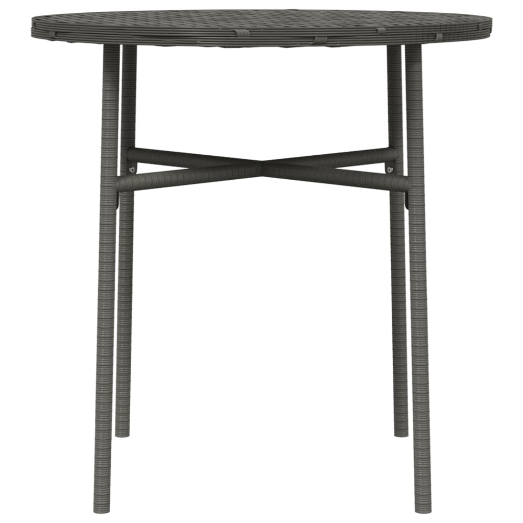 Beistelltisch Grau 45 cm Poly Rattan - Pazzar.ch