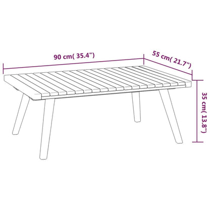 7-tlg. Garten-Lounge-Set mit Kissen Massivholz Akazie - Pazzar.ch