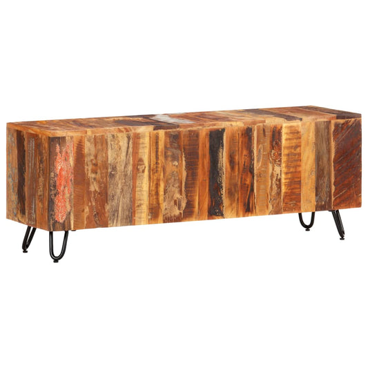 TV-Schrank 110x30x40 cm Altholz Massiv - Pazzar.ch