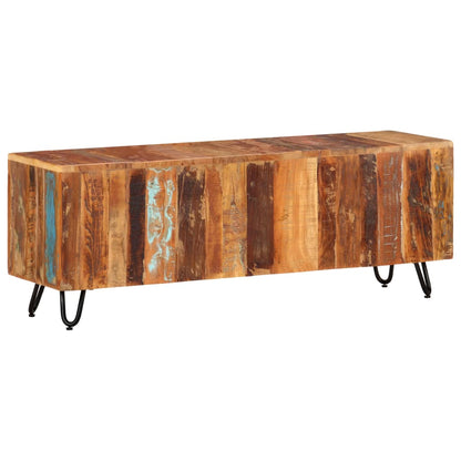 TV-Schrank 110x30x40 cm Altholz Massiv - Pazzar.ch