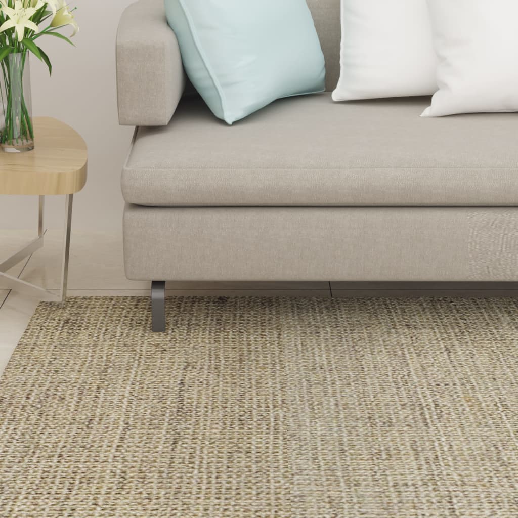 Teppich Natur Sisal 66x350 cm Grün - Pazzar.ch