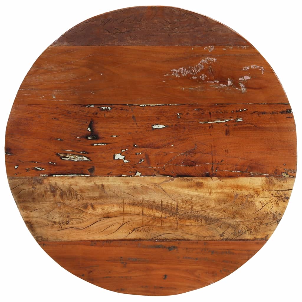 Couchtisch Ø68 cm Massivholz aus Altholz - Pazzar.ch
