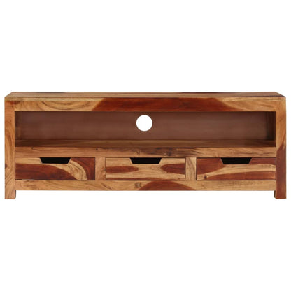 TV-Schrank 110x30x40 cm Massivholz Akazie - Pazzar.ch