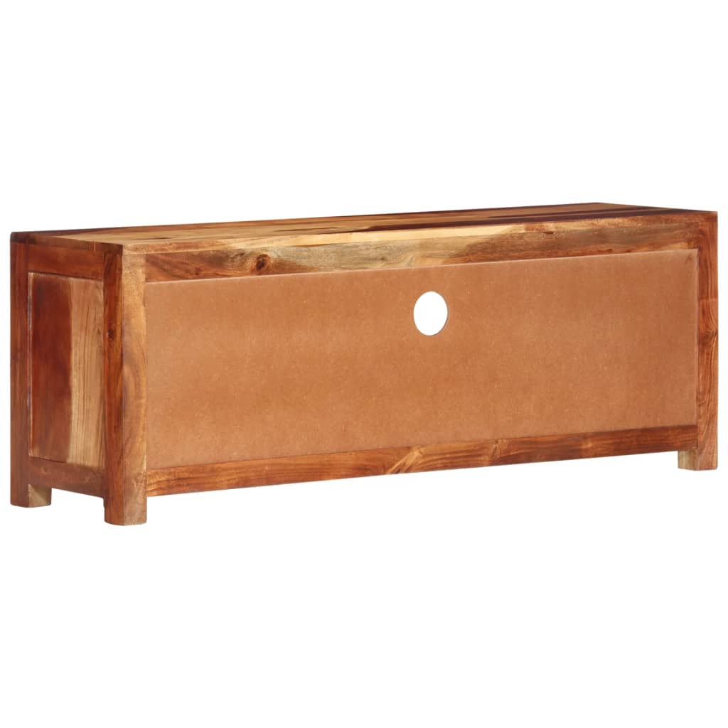 TV-Schrank 110x30x40 cm Massivholz Akazie - Pazzar.ch