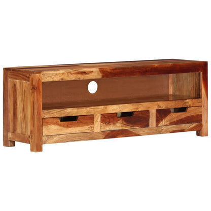TV-Schrank 110x30x40 cm Massivholz Akazie - Pazzar.ch