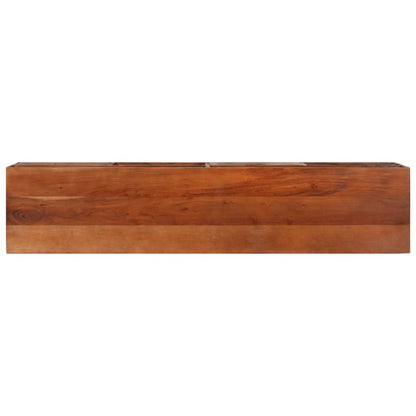 TV-Schrank 140x30x35 cm Massivholz Akazie - Pazzar.ch