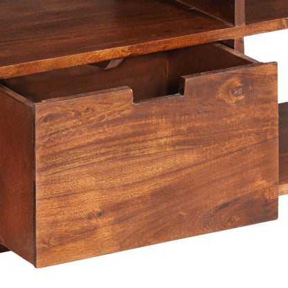 TV-Schrank 140x30x35 cm Massivholz Akazie - Pazzar.ch