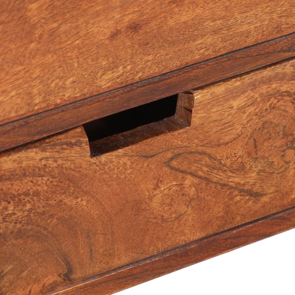 TV-Schrank 140x30x35 cm Massivholz Akazie - Pazzar.ch