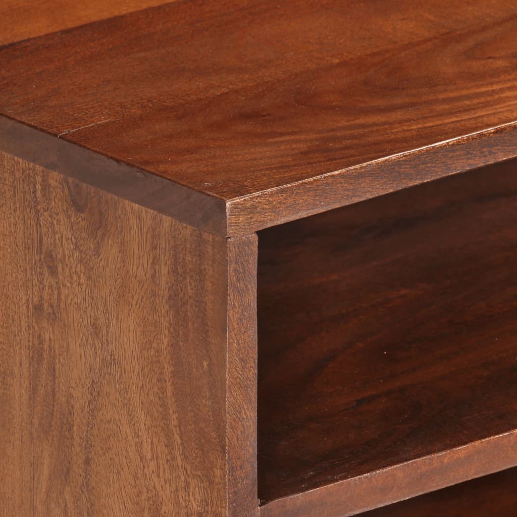 TV-Schrank 140x30x35 cm Massivholz Akazie - Pazzar.ch