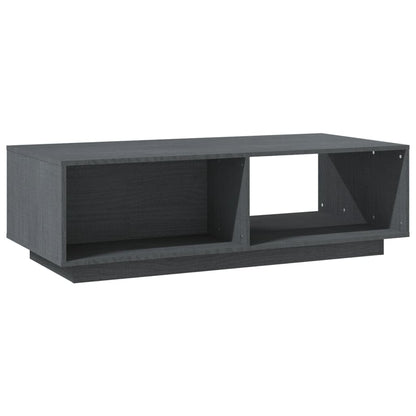 Couchtisch Grau 110x50x33,5 cm Massivholz Kiefer - Pazzar.ch