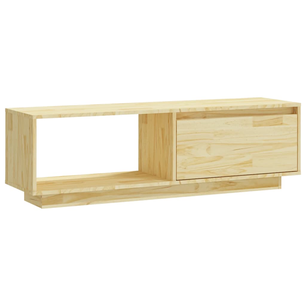 TV-Schrank 110x30x33,5 cm Massivholz Kiefer - Pazzar.ch